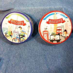 Set of European City Tour Danish Biscuit tins - Jacobsen Baking Co